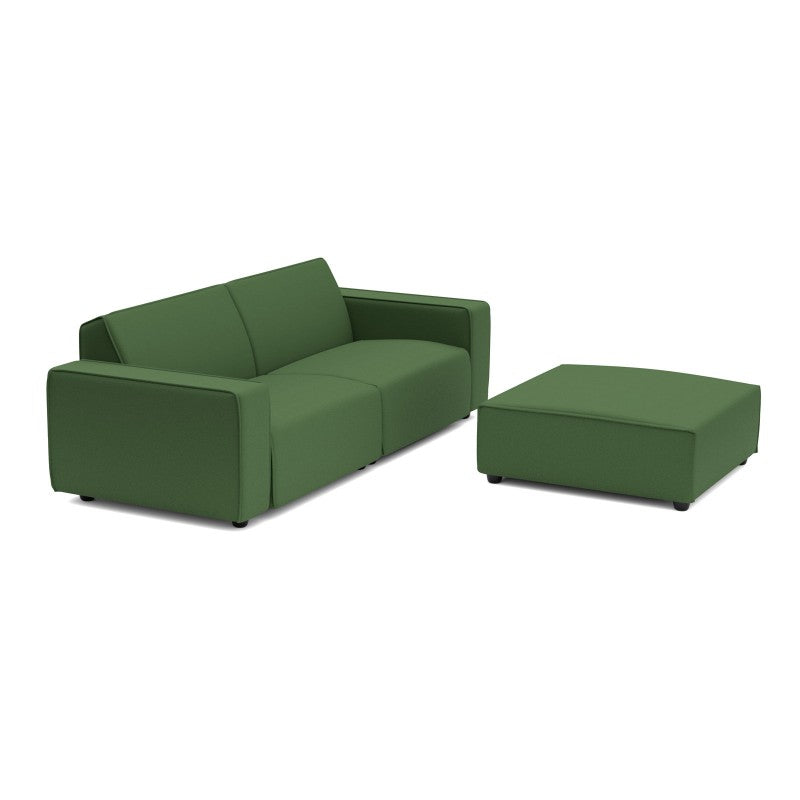 SALE, Icon 3-seater with hocker, uni grass