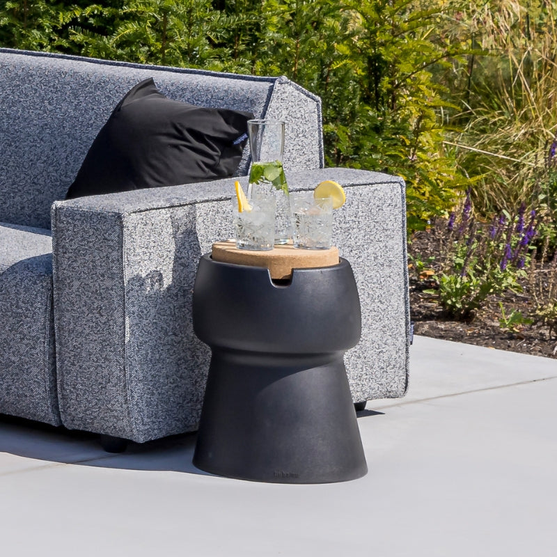 Champ coolstool kruk/wijnkoeler Wicked Black