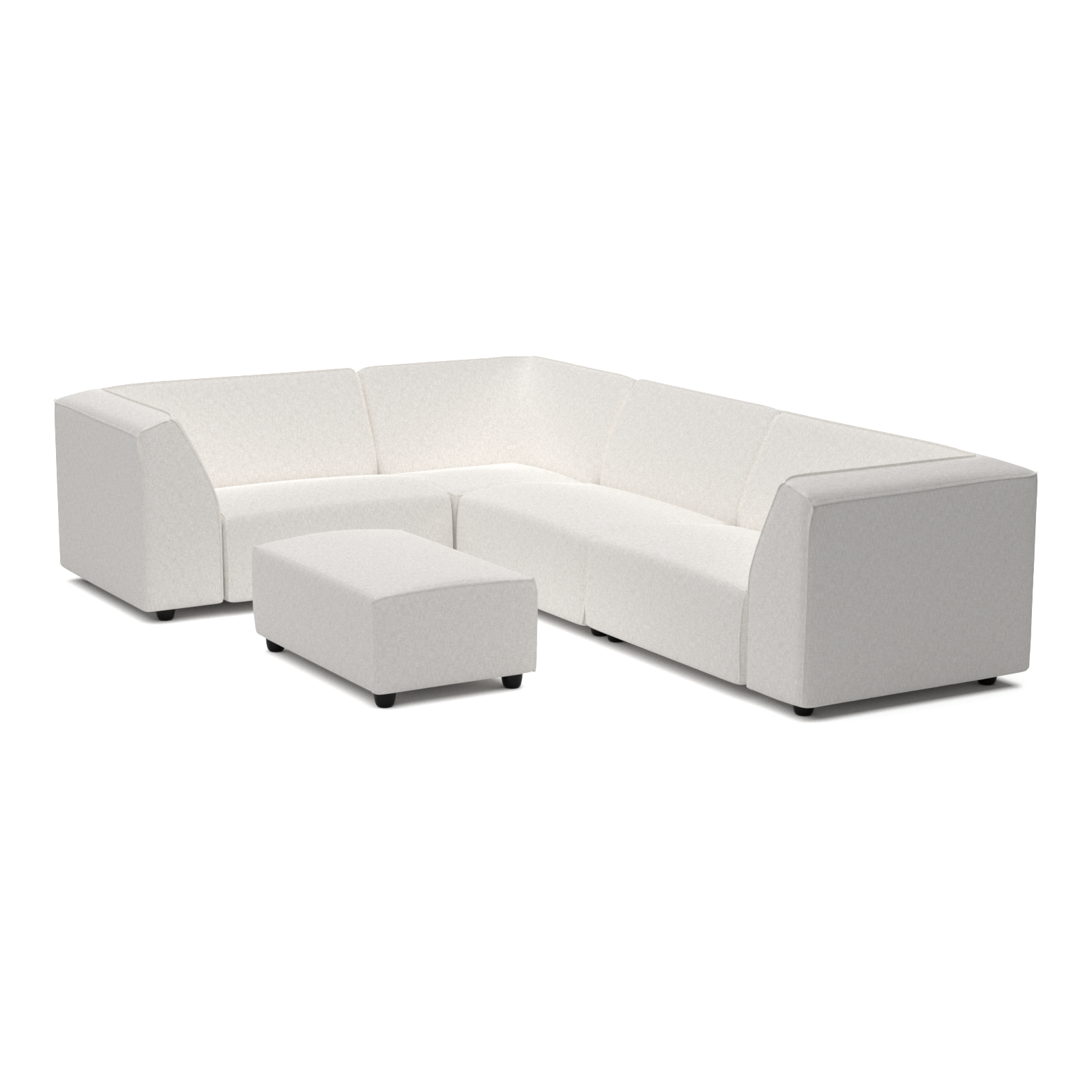 Chill lounge set 6-seater corner + hocker small (left)