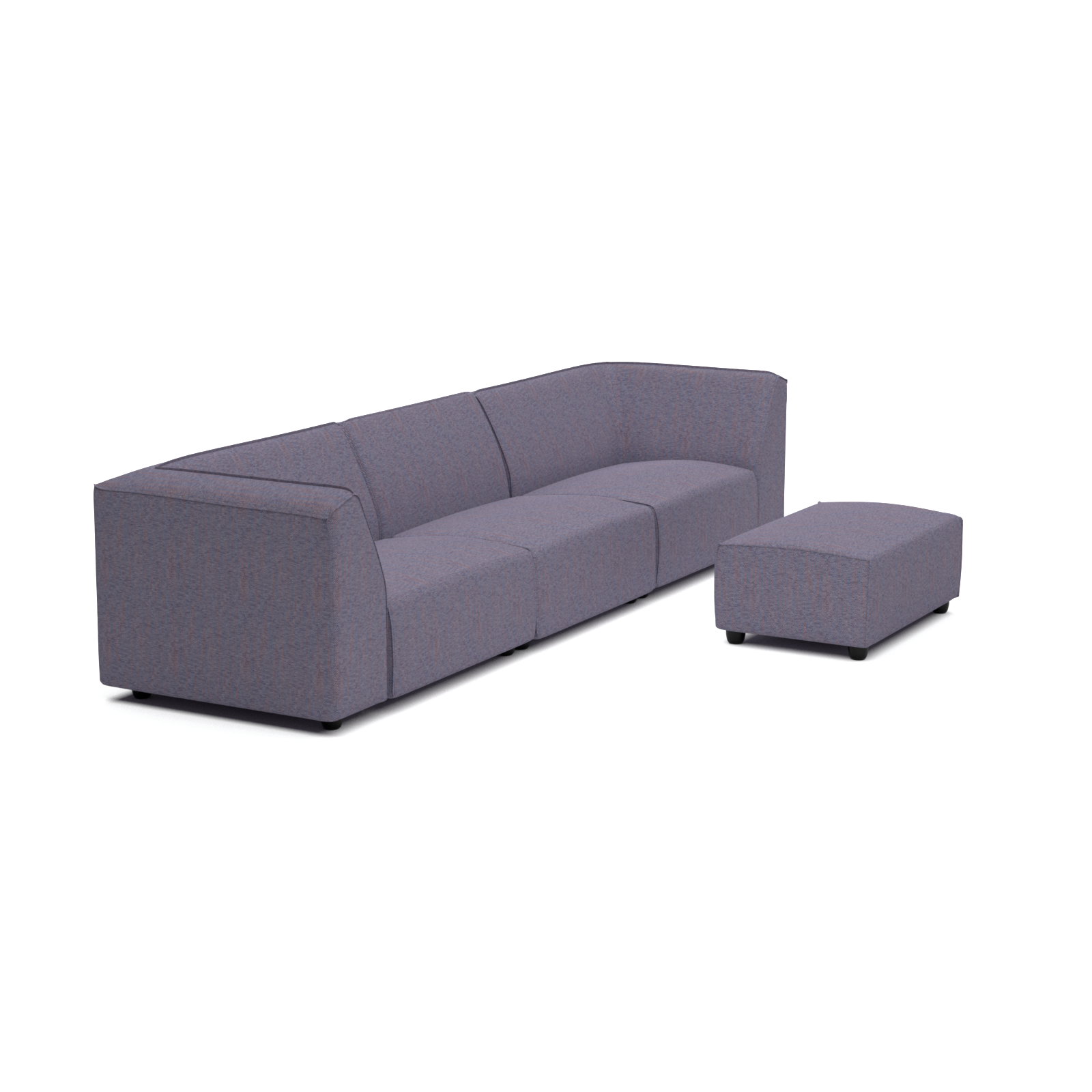 Chill lounge set 6-seater + hocker small