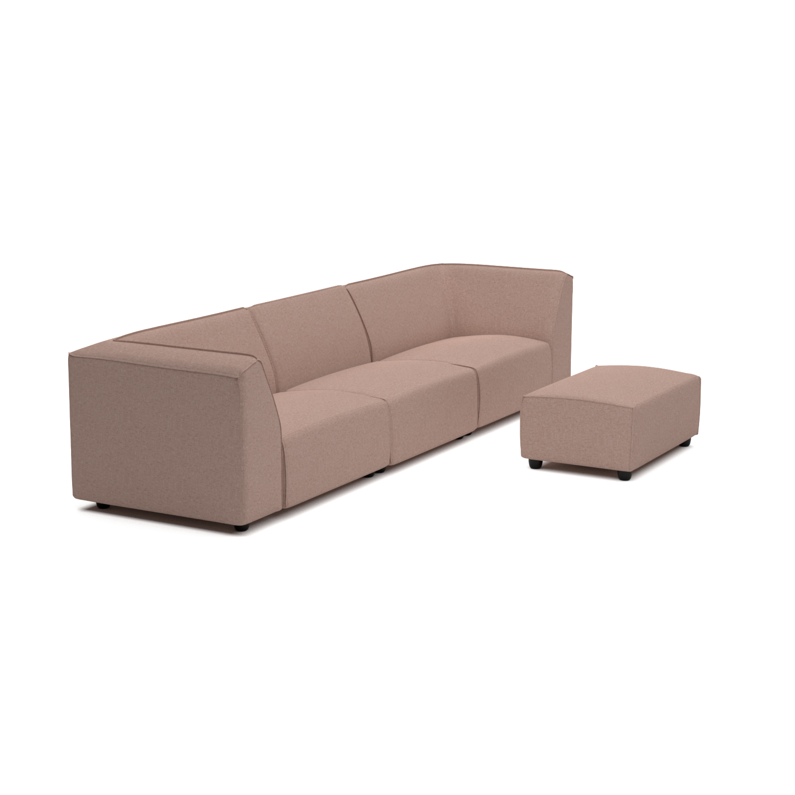 Chill lounge set 6-seater + hocker small