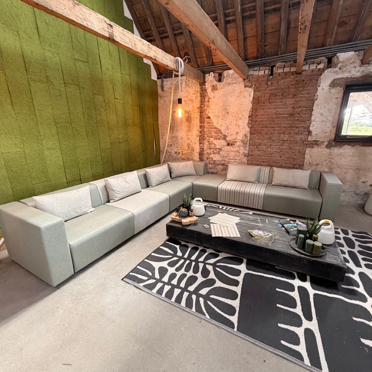 SALE | Bloc Sofa 9-zits hoekbank links of rechts incl. hocker small