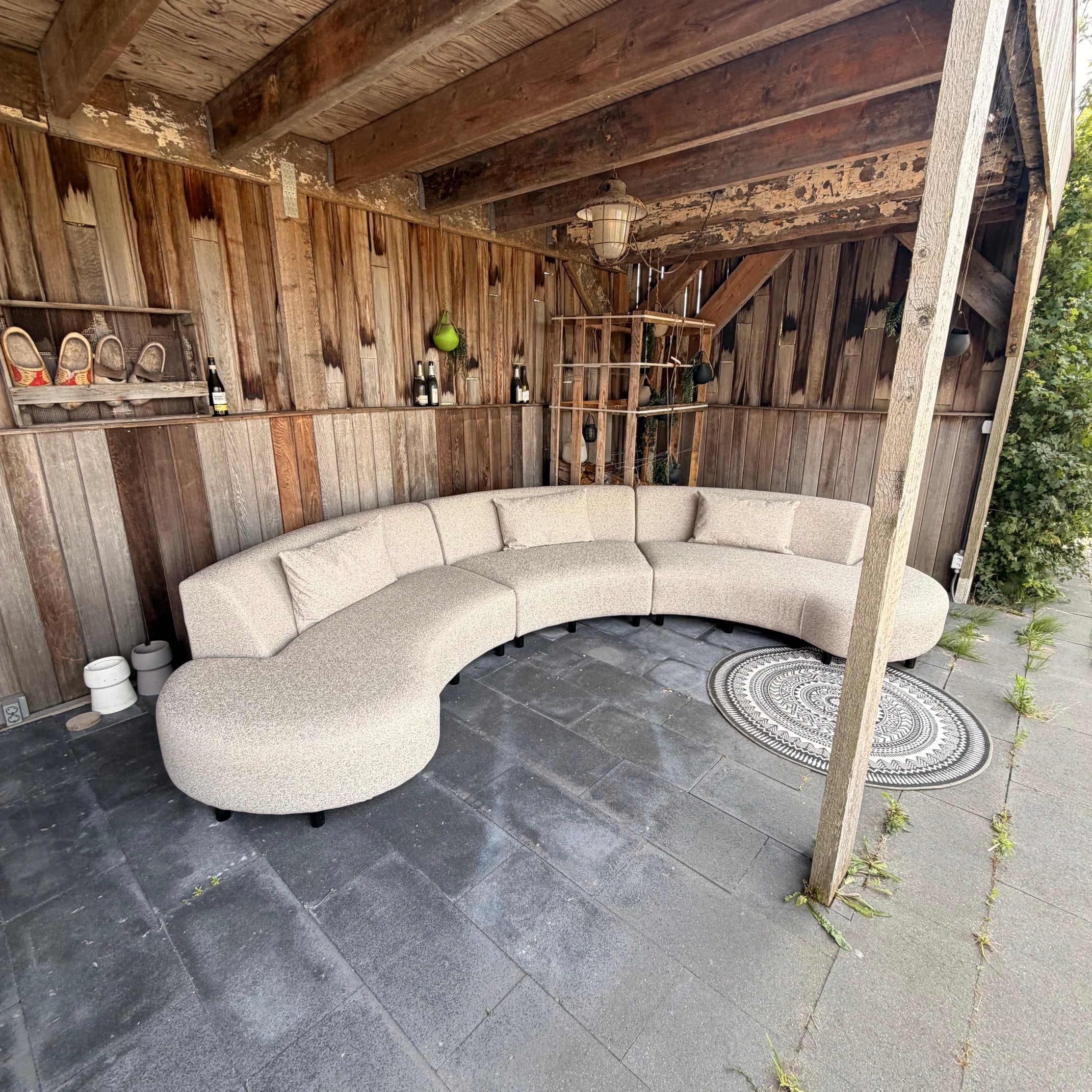 SALE | Bended 8-zits - Deluxe light taupe