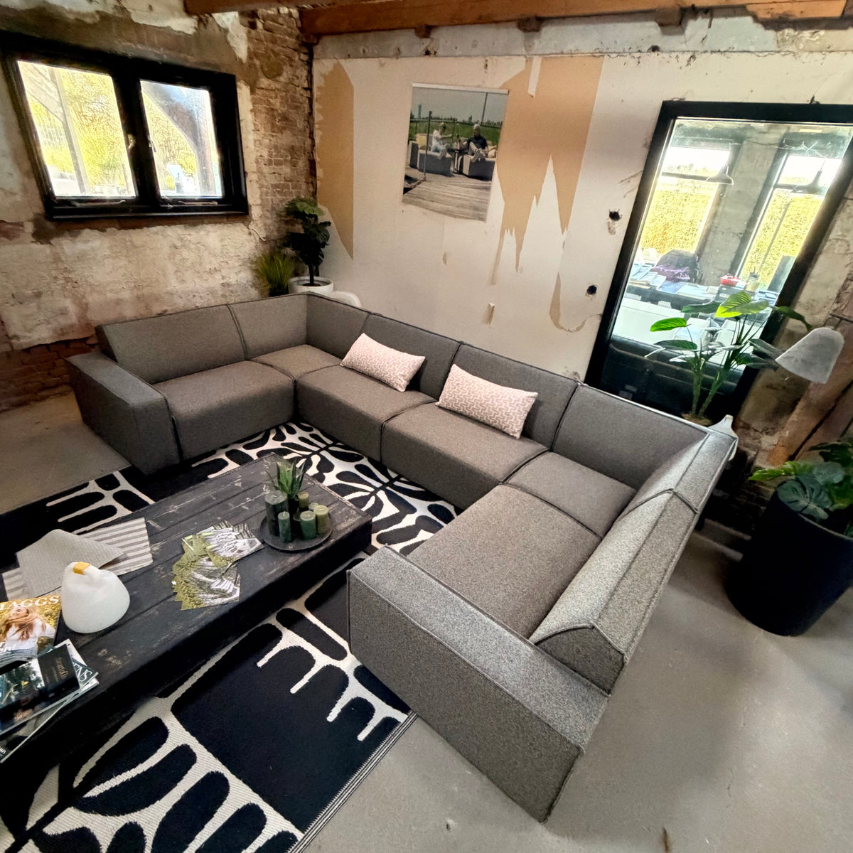 SALE | Loungeset ICON U-zits in Deluxe charcoal