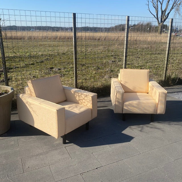 SALE  TREND SET van 2 fauteuils in Deluxe corn