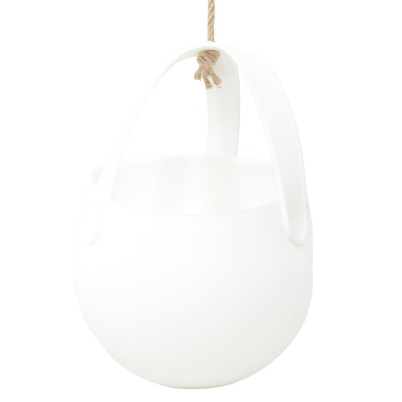 Sling hangende plantenbakken Off White (3 stuks)