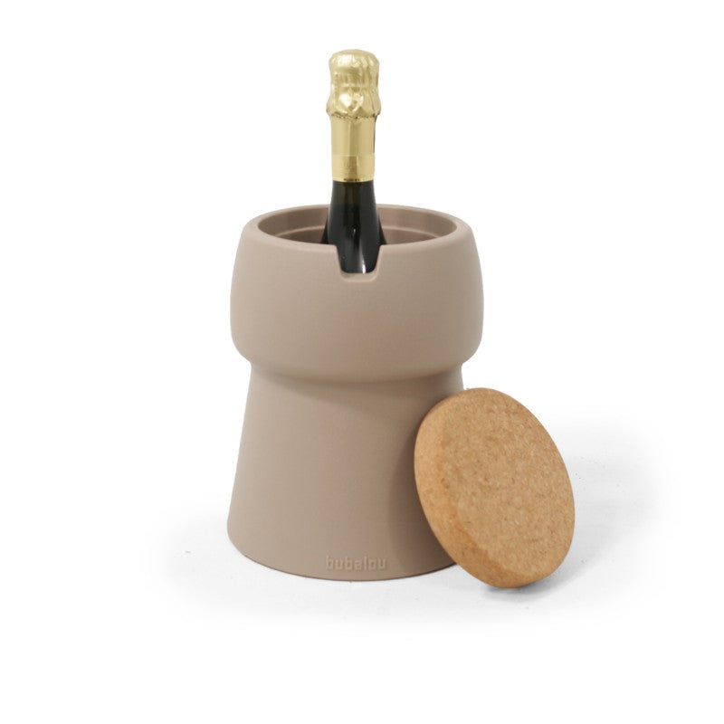 Wijnkoeler Champ 1-bottle Taupe's Touch