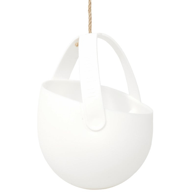 Sling hangende plantenbakken Off White (3 stuks)