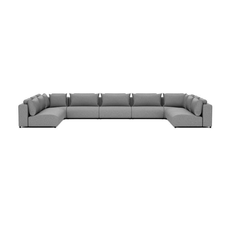 Luxury loungeset u-sofa 340x570x340