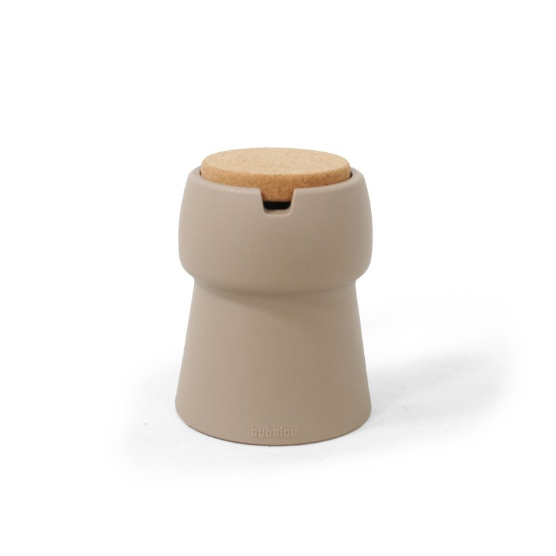 Wijnkoeler, kruk & bijzettafel Champ Coolstool Taupe's Touch