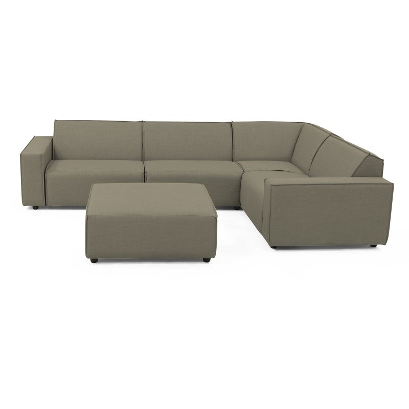 Icon loungeset 6-zits hoek + hocker (rechts)