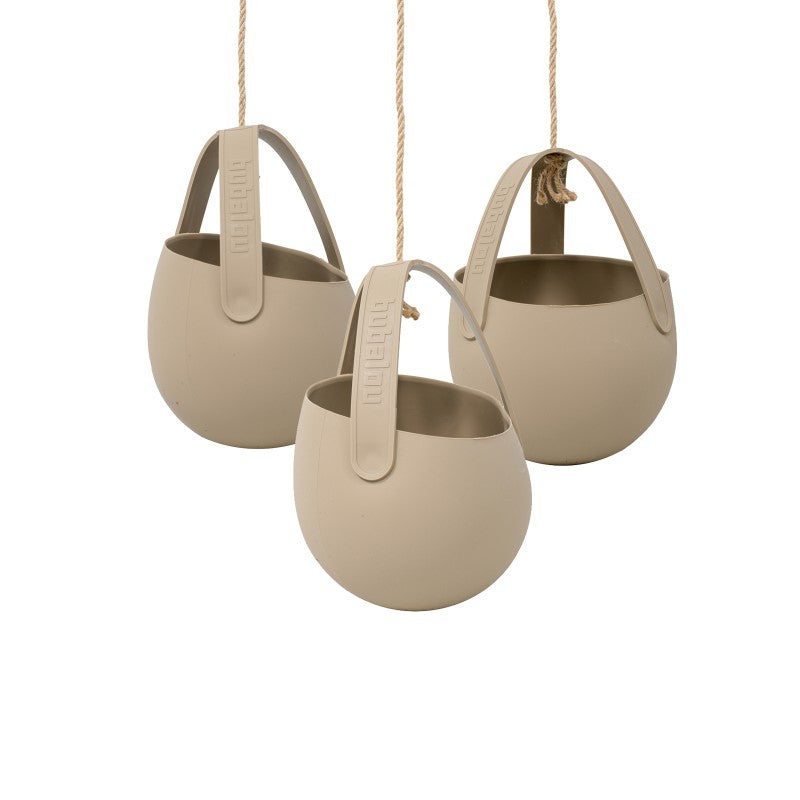 Sling hangende plantenbakken Taupe's Touch (3 stuks)