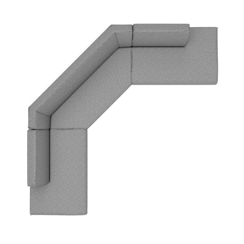 SALE overtollige voorraad | KniQ Lounge in Deluxe STEEL