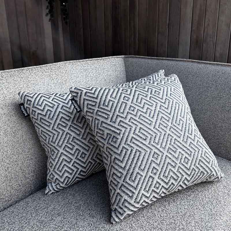 Outdoor pillow 45x45 cm - Softline Design Maze Grey