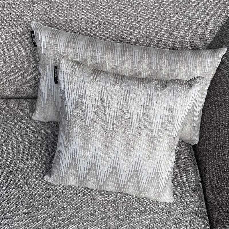 Outdoor pillow 45x45 cm -  Softline Design Zigzag Natural