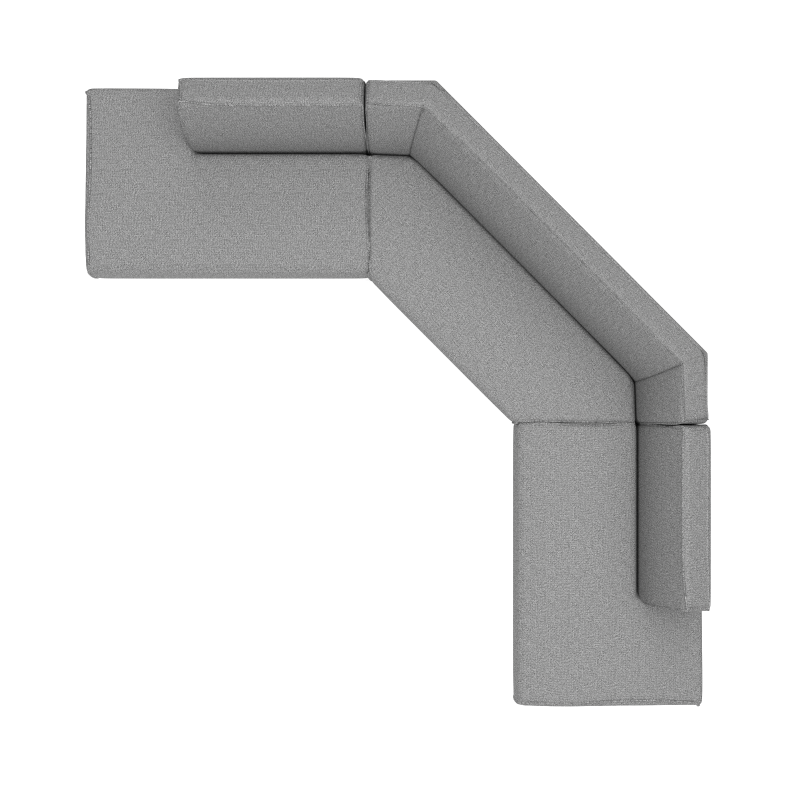 SALE overtollige voorraad | KniQ Lounge in Deluxe STEEL