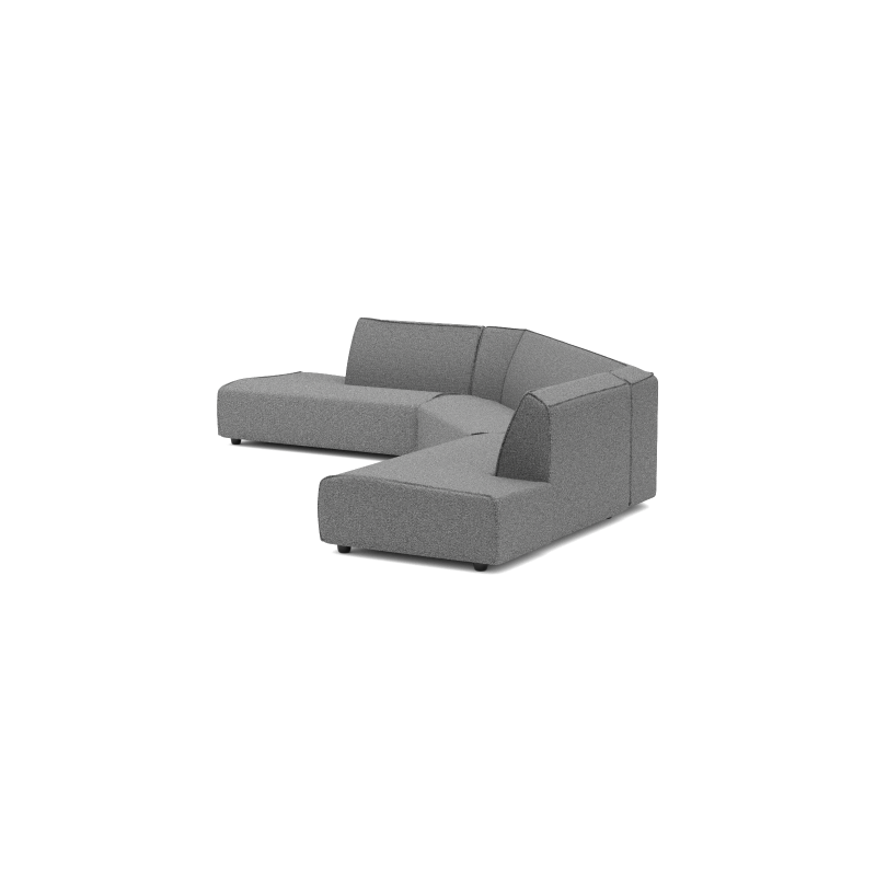 SALE overtollige voorraad | KniQ Lounge in Deluxe STEEL