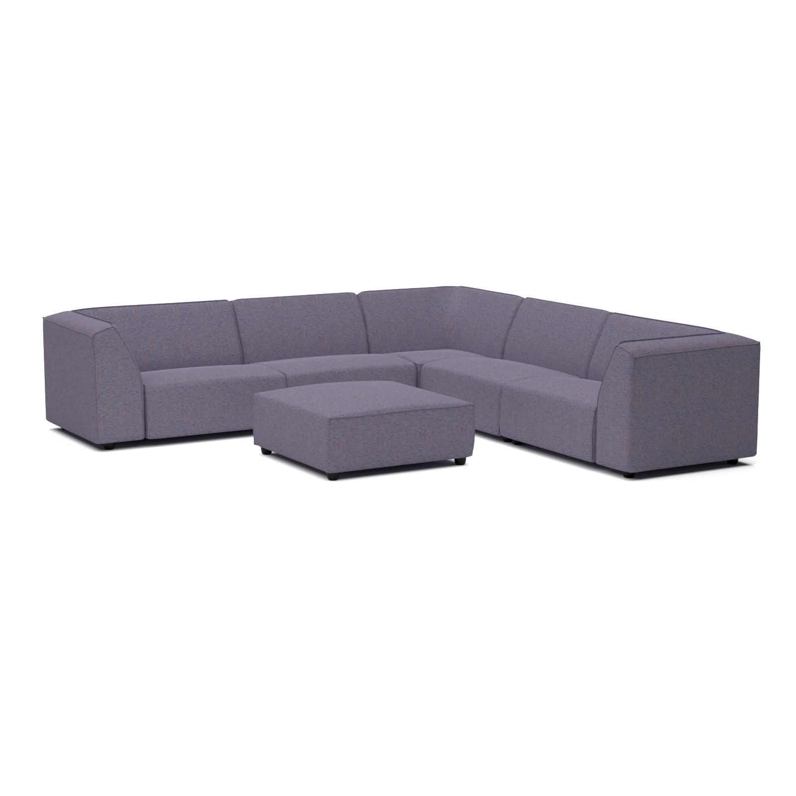 Chill loungeset 8-zits hoek + hocker (links)