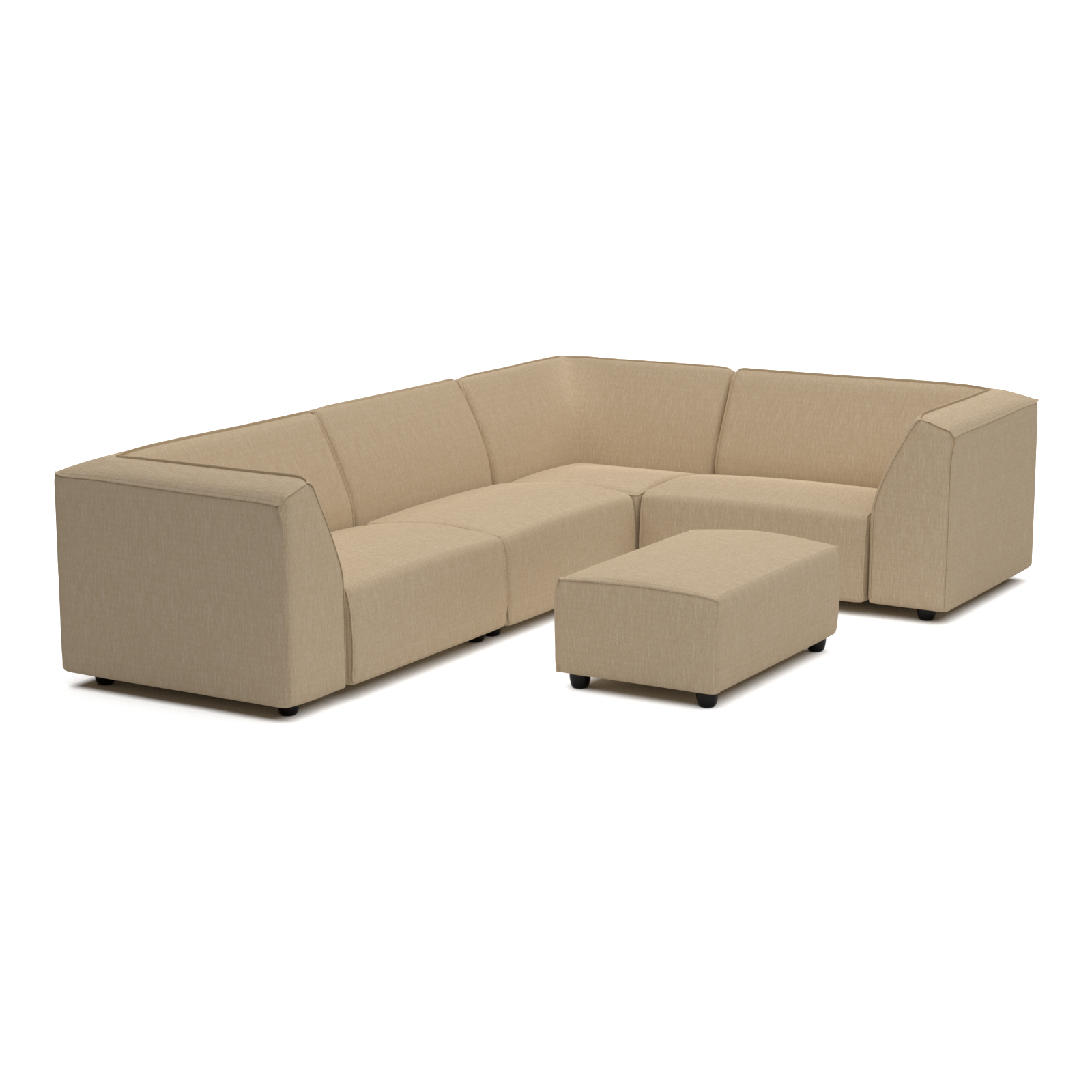 Chill loungeset 6-zits hoek + hocker small (rechts)