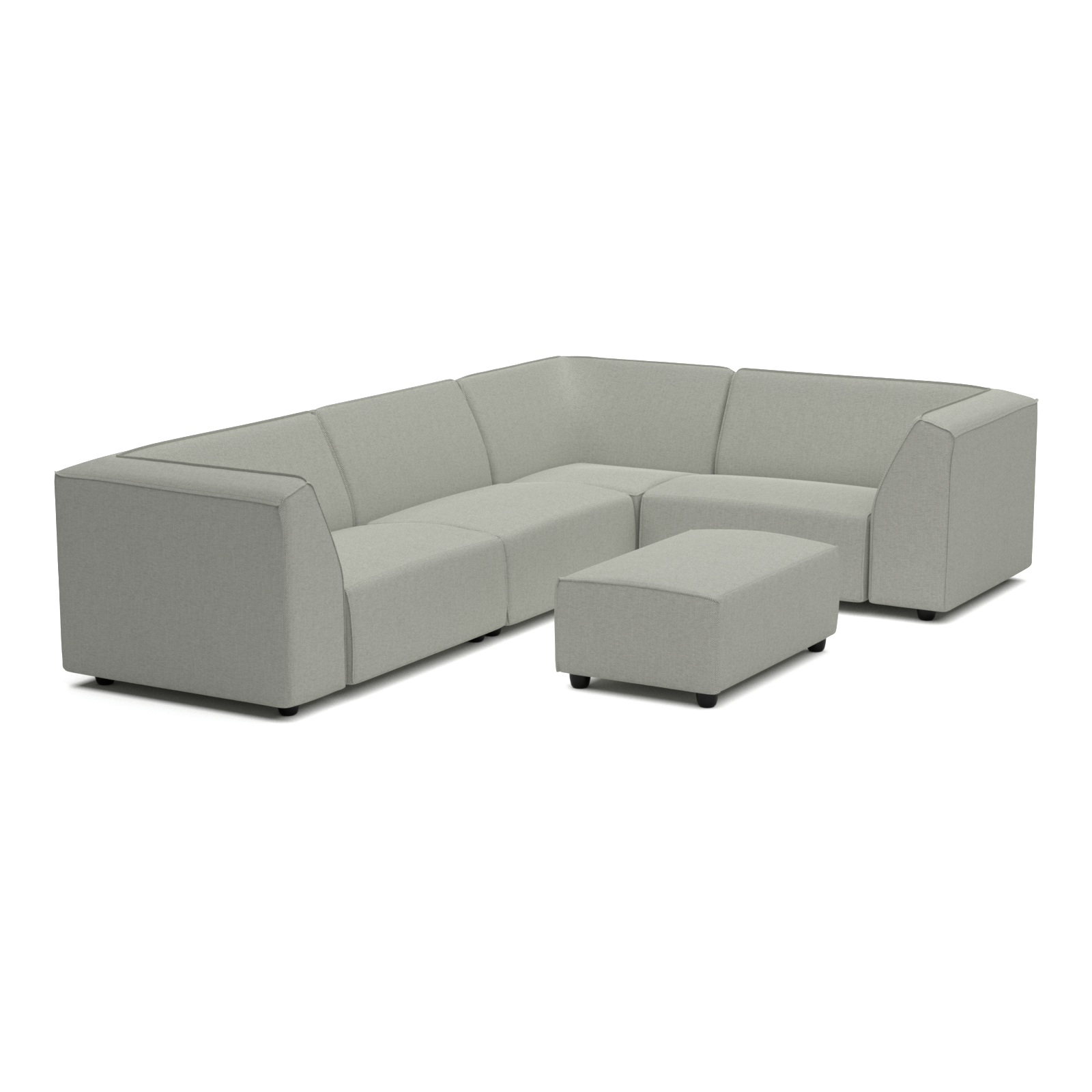 Chill loungeset 6-zits hoek + hocker small (rechts)