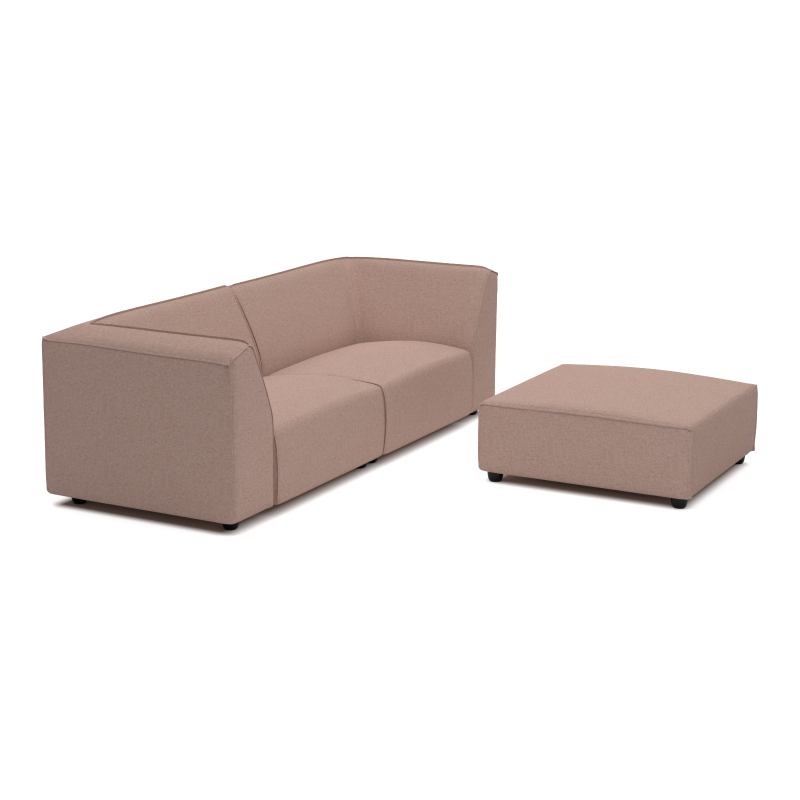Chill lounge set 3-seater + hocker