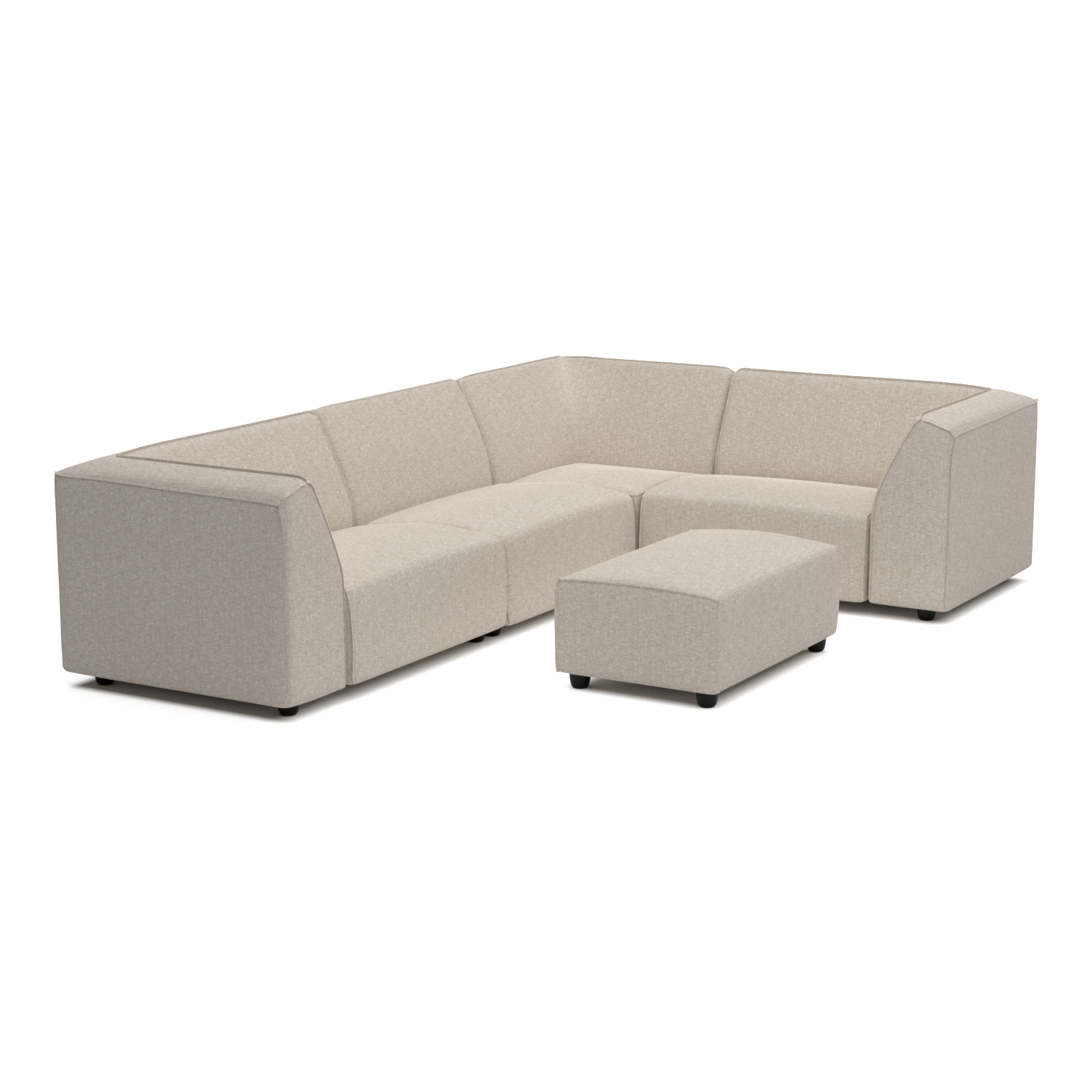 Chill loungeset 6-zits hoek + hocker small (rechts)
