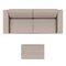 SALE overtollige voorraad | Icon 3-zits + hocker small in Deluxe light taupe