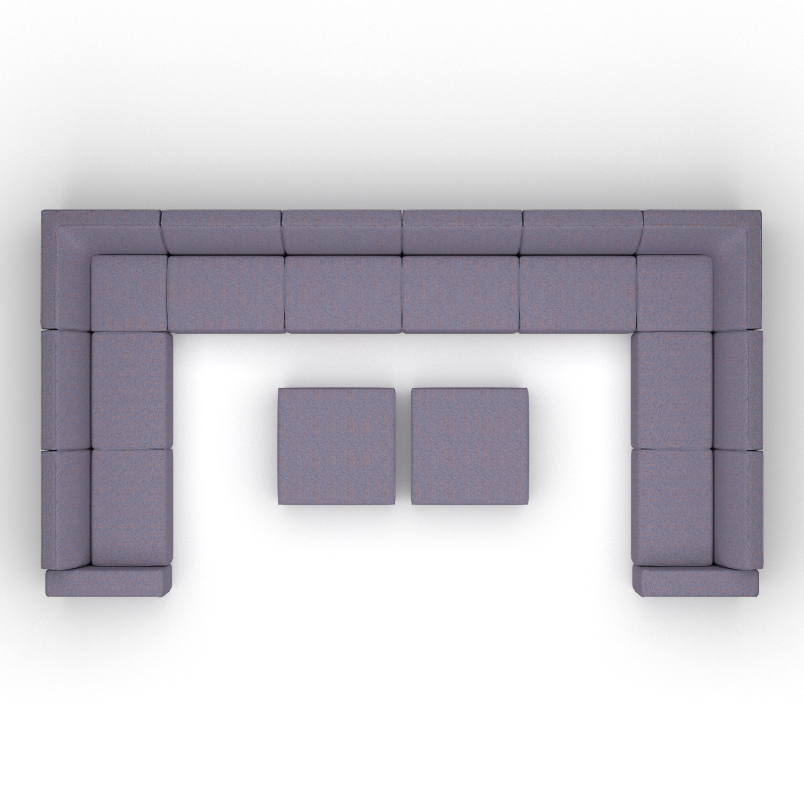 Icon lounge set U-seater extra large + 2 hockers