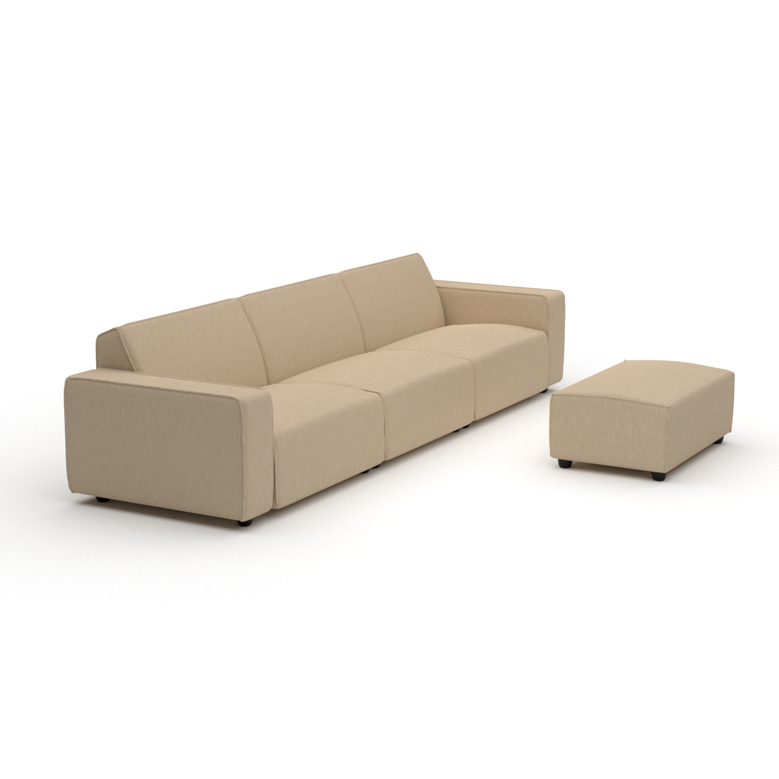 Icon lounge set 6-seater + hocker small
