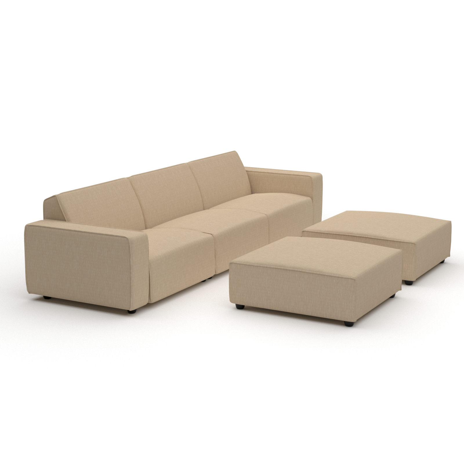 Icon lounge set 6-seater + 2 hockers