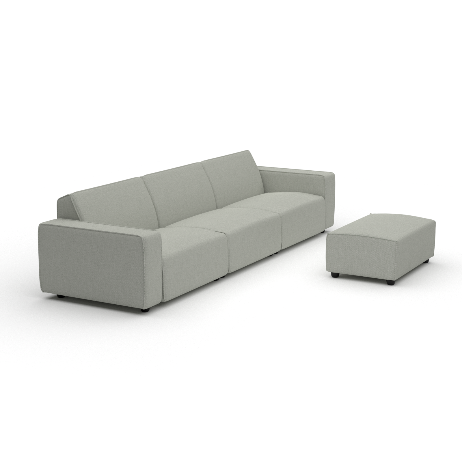 Icon lounge set 6-seater + hocker small