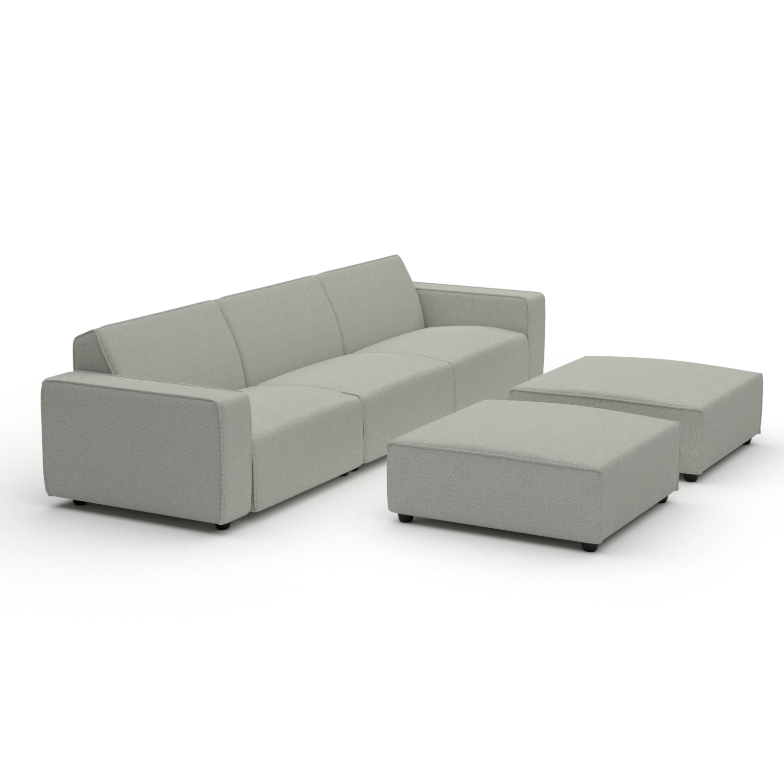 Icon lounge set 6-seater + 2 hockers