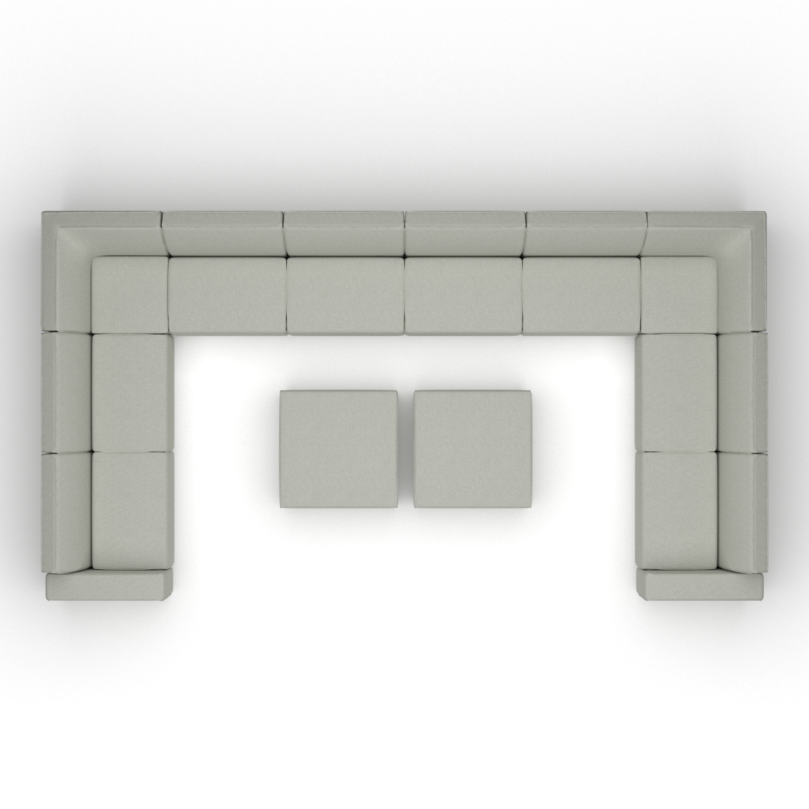 Icon lounge set U-seater extra large + 2 hockers