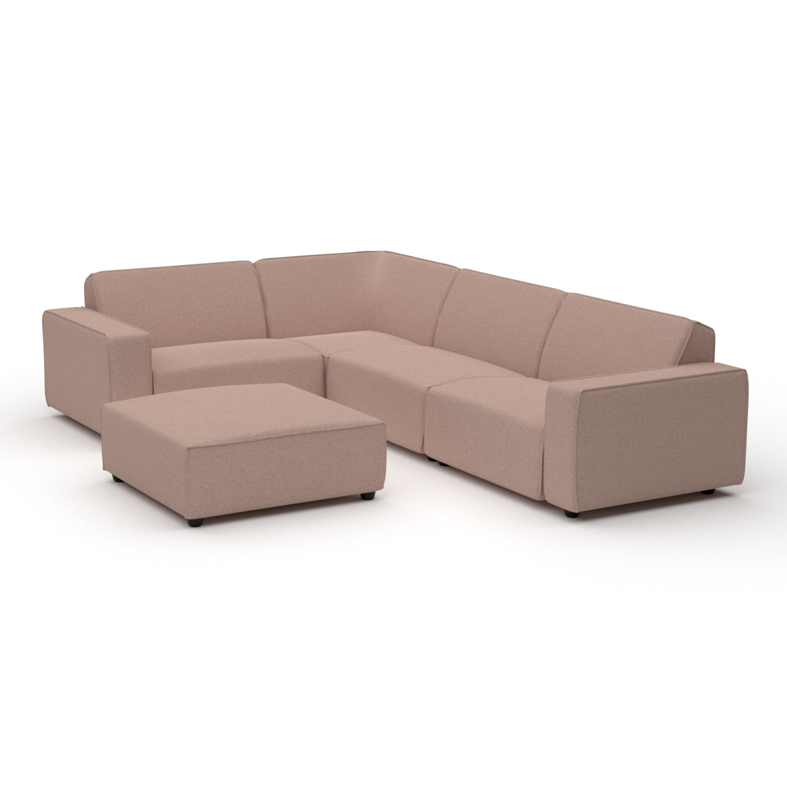 Icon lounge set 6-seater corner + hocker (left) 