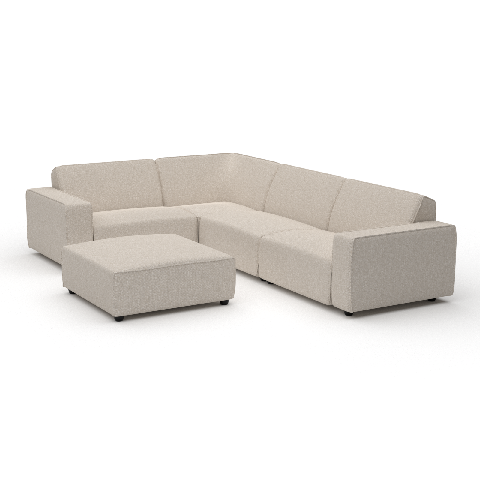 Icon lounge set 6-seater corner + hocker (left) 