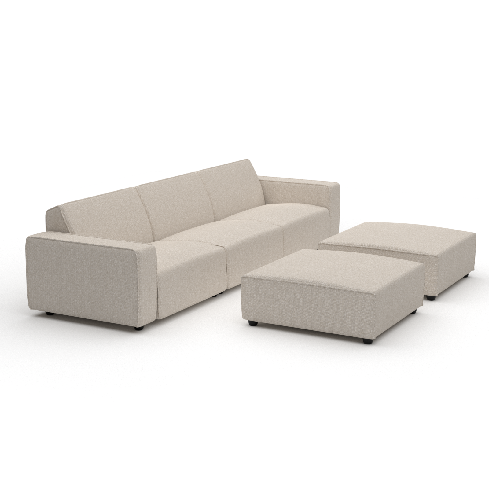 Icon lounge set 6-seater + 2 hockers