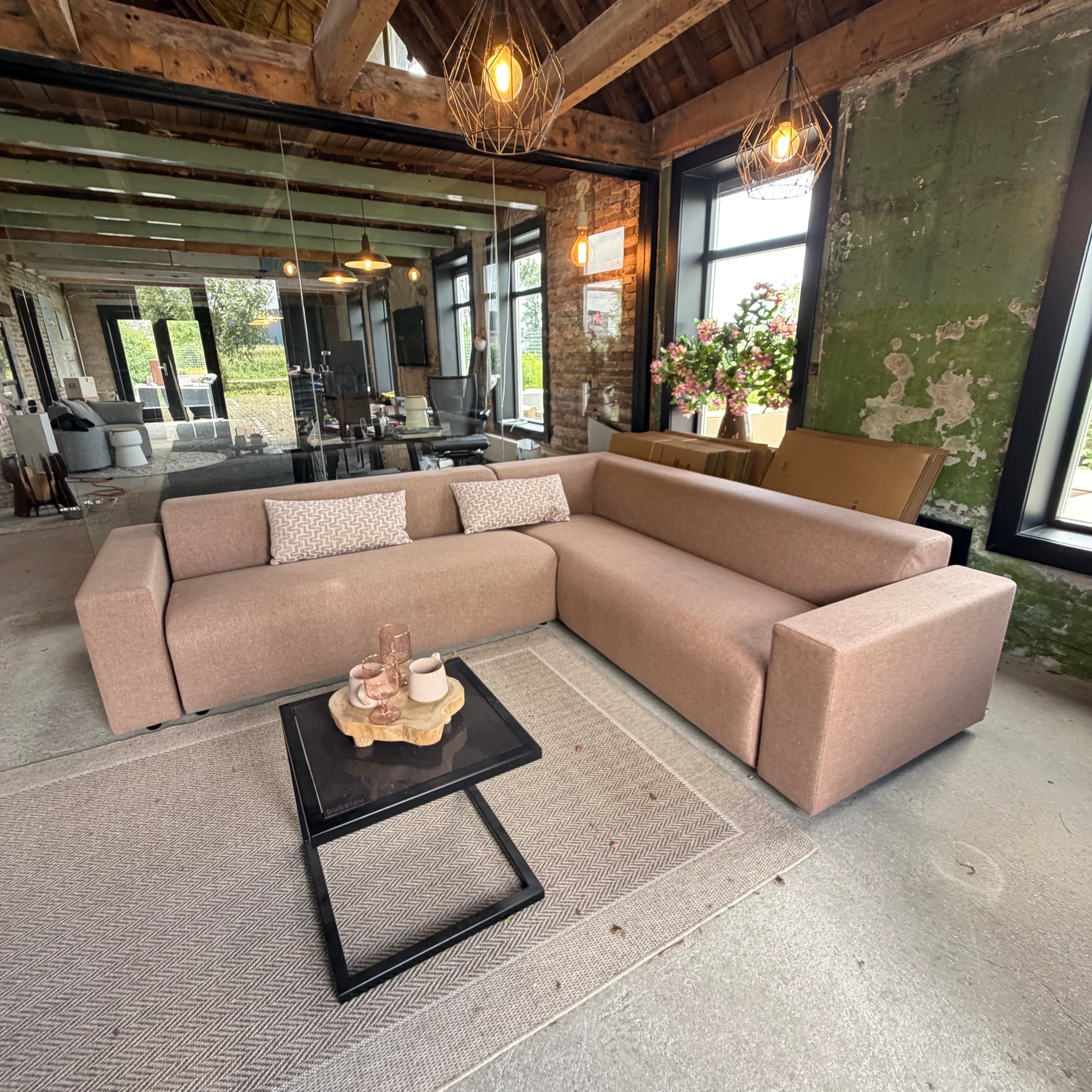 SALE | Bended sofa 6-seater in deluxe charcoal