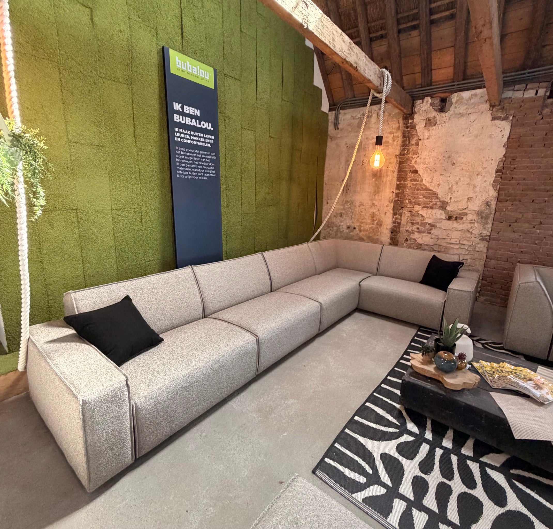 SALE |  ICON 8-zits hoek in Deluxe light taupe