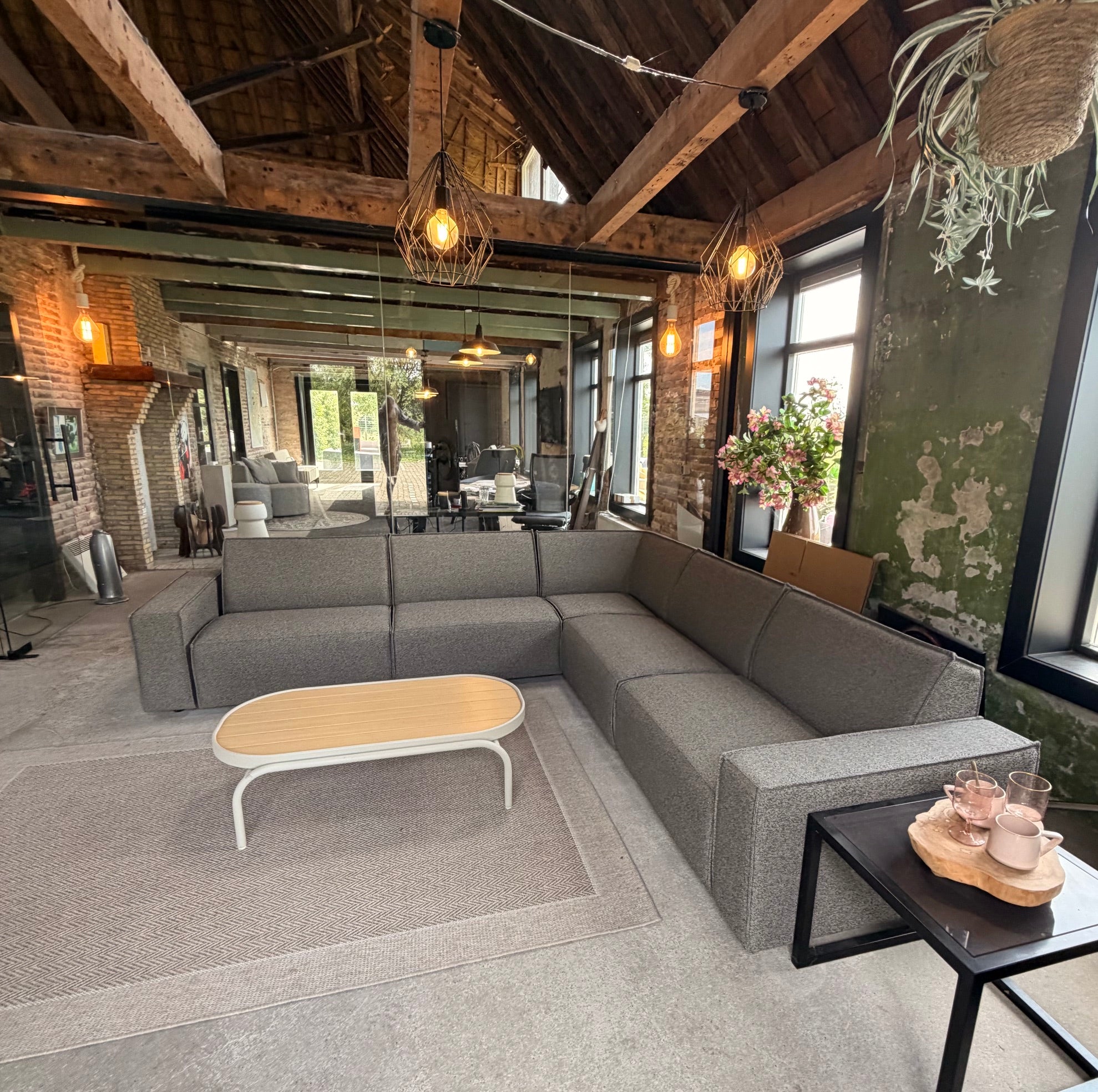 SALE |  ICON 8-zits hoek in Deluxe charcoal