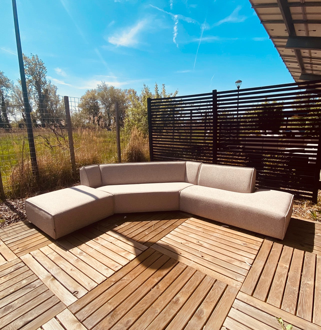 SALE | Bended sofa 6-seater in deluxe charcoal