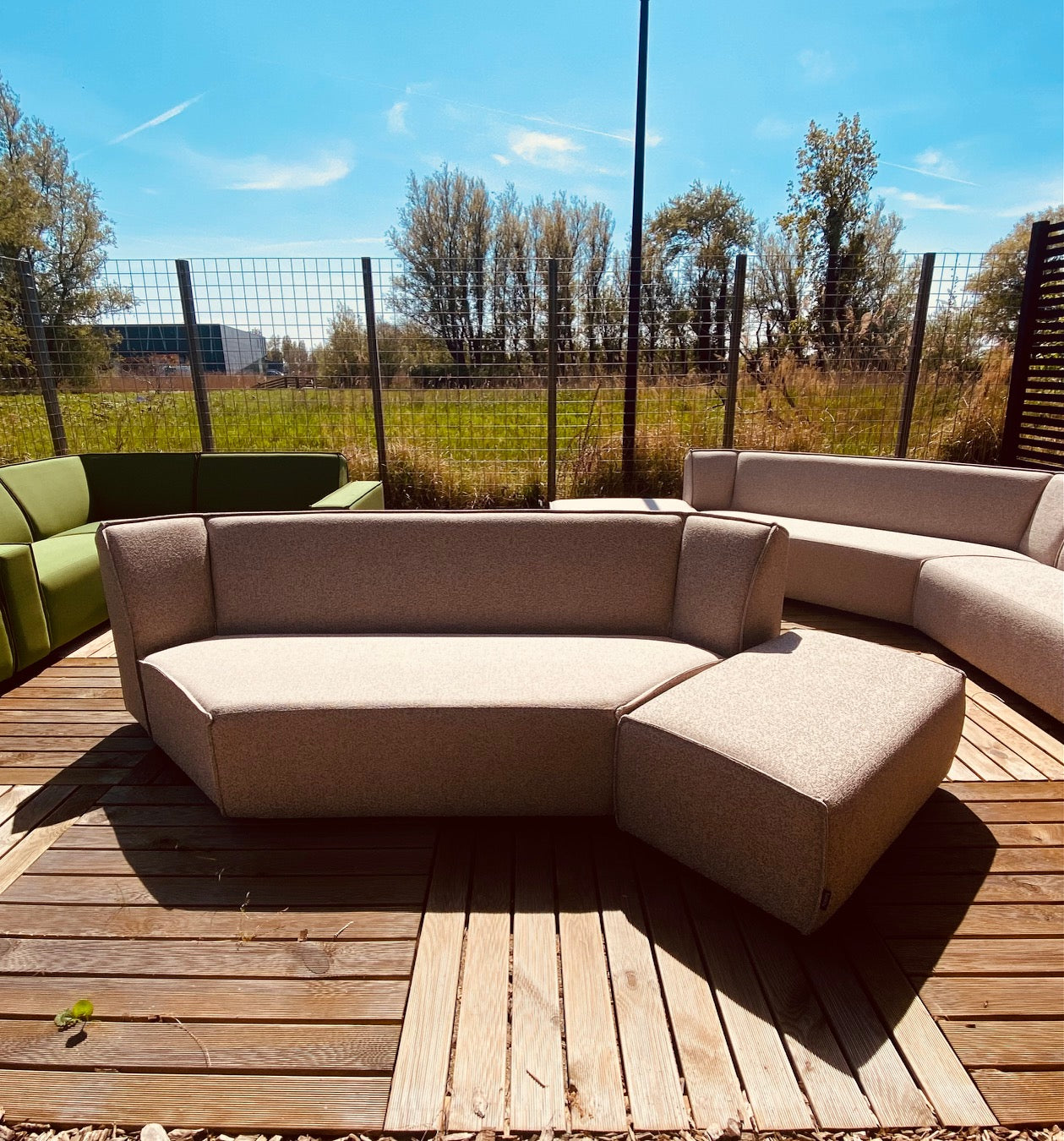 SALE | Bended sofa 6-seater in deluxe charcoal