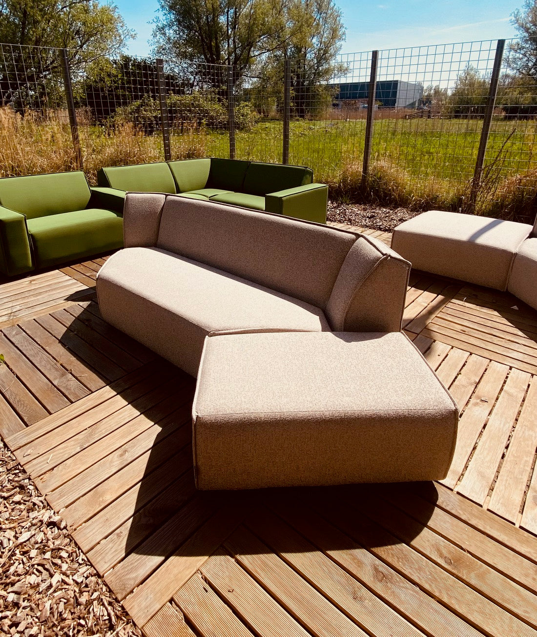 SALE | Bended sofa 6-seater in deluxe charcoal
