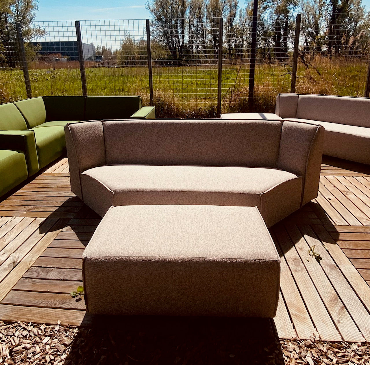 SALE | Bended sofa 6-seater in deluxe charcoal