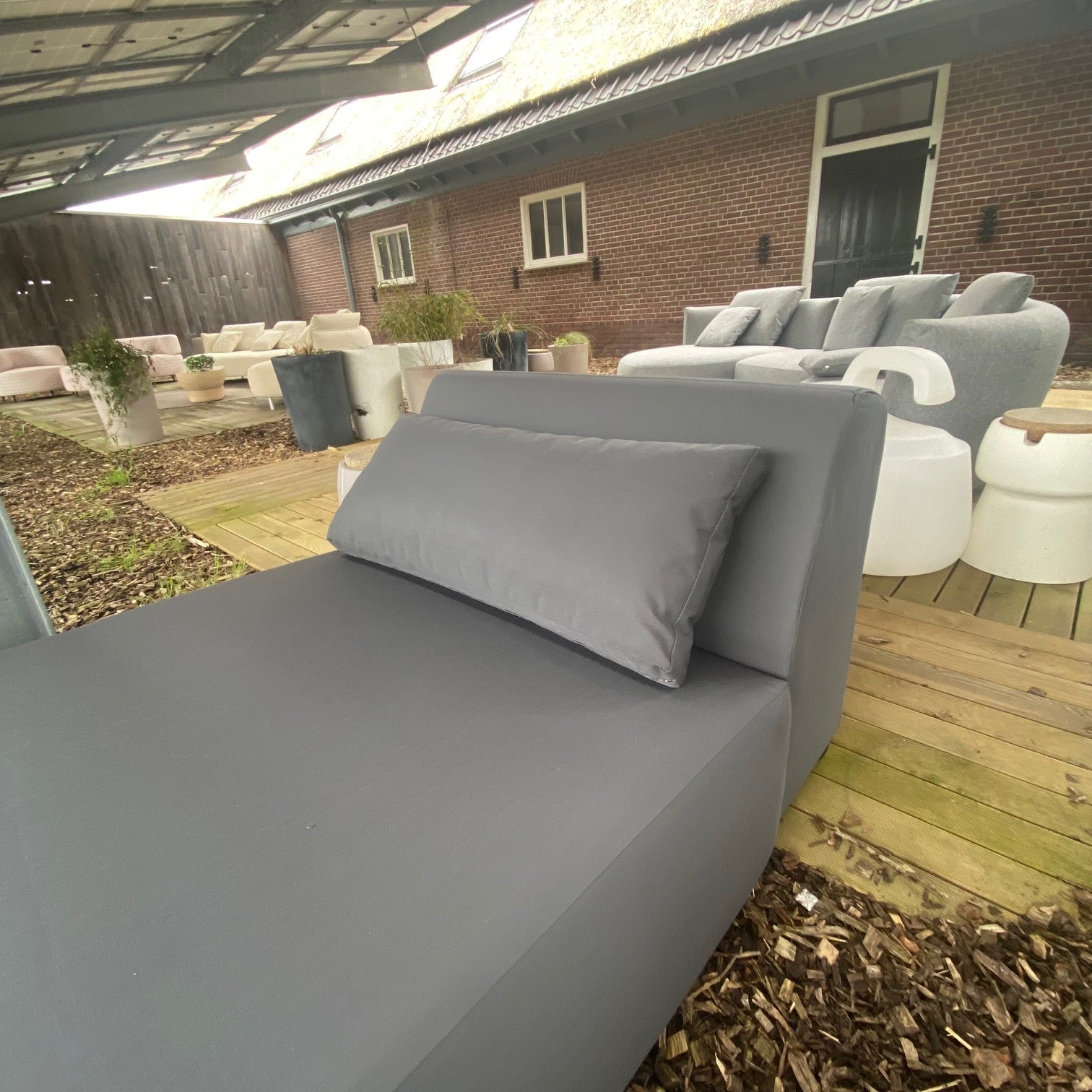 SALE showtuin | Icon DAYBED in UNI antraciet 200 cm