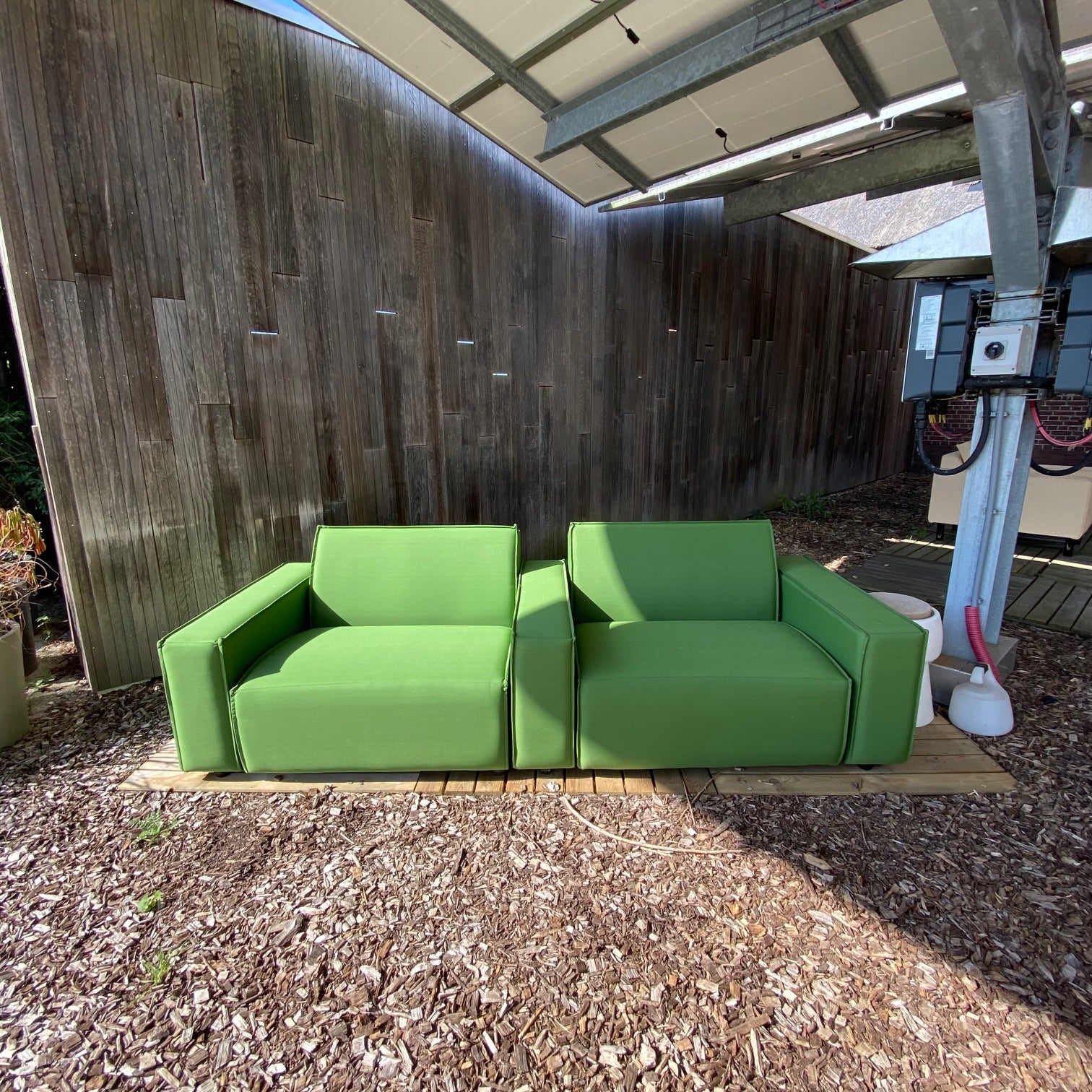 SALE | Icon 3-zits UNI grass met 3 armleuningen