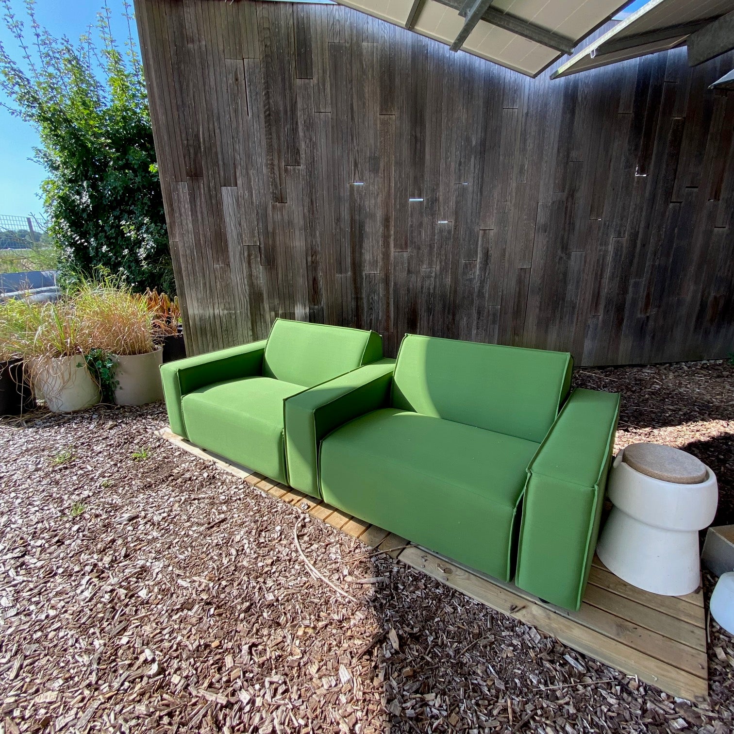SALE | Icon 3-zits UNI grass met 3 armleuningen