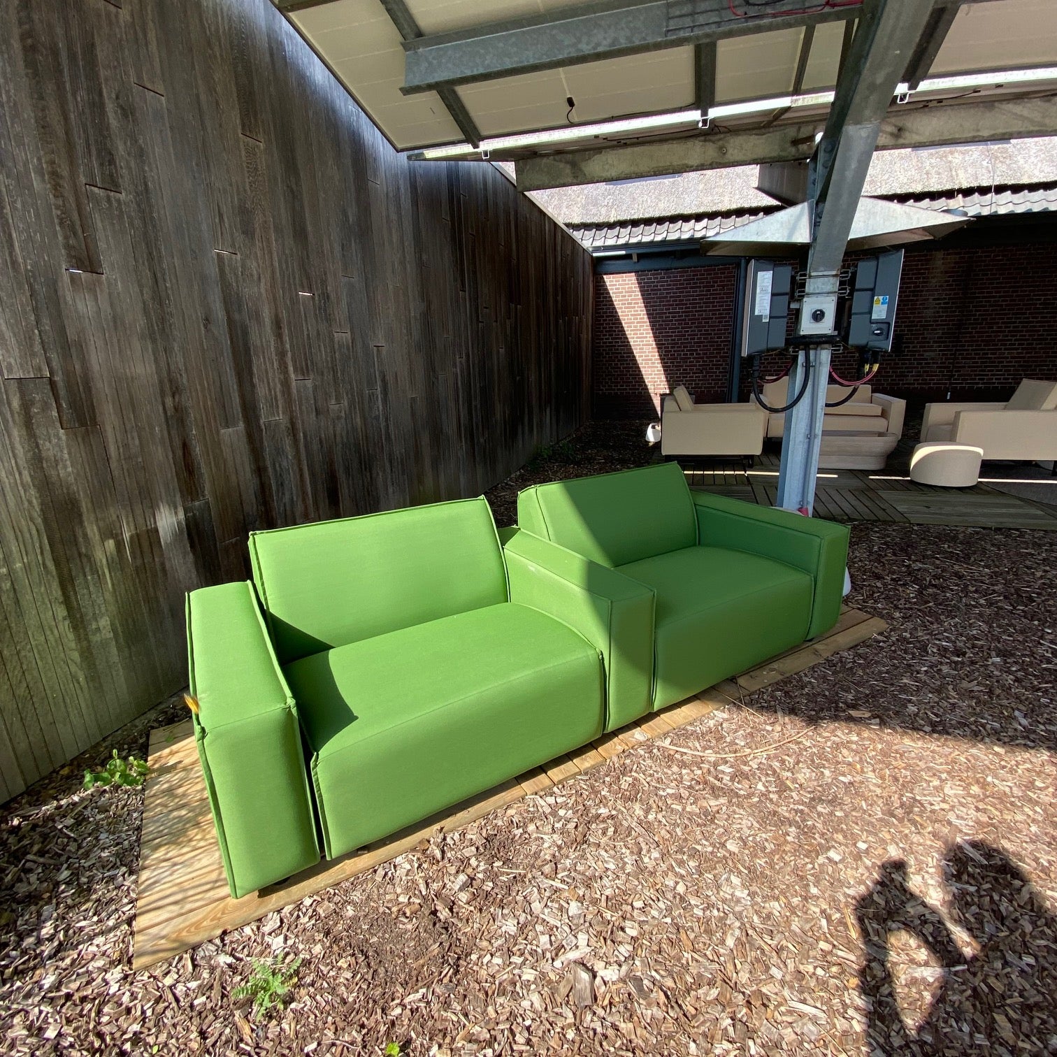 SALE | Icon 3-zits UNI grass met 3 armleuningen