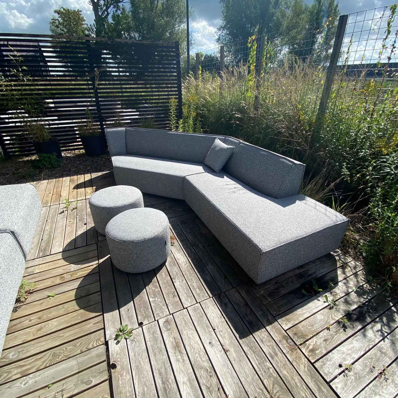 SALE | Bended sofa 6-seater in deluxe charcoal