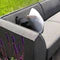 SALE overtollige voorraad | Icon 3-zits + hocker in Deluxe charcoal